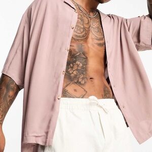 ASOS Men’s Light Pink Button Down